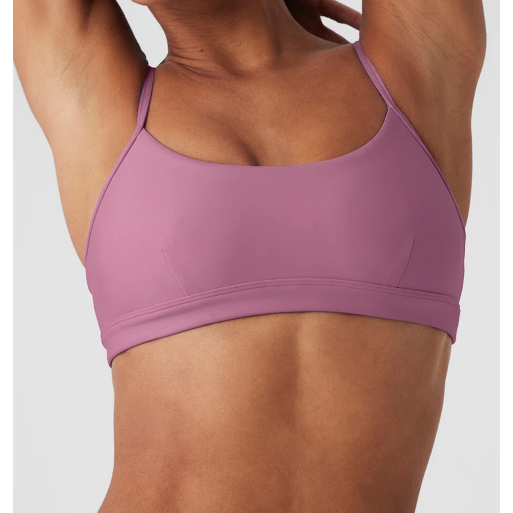 Alo Yoga Airlift Intrigue Bra New With Tags Soft Mulberry